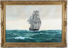 Staghound by Barry Mason, Oil on Canvas McKays, offered Aug 2024