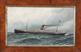 Antonio Jacobsen, Portrait of the Steam-Sailer United States