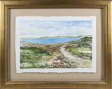 Nantucket Pond Scape by Sharon Woods Hussey, Watercolor on Paper, offered Jul 2024