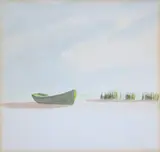 Richard C. Beer, Lone Dory, Watercolor on Paper