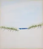 Richard C. Beer, Through the Grassy Dunes, Watercolor on Paper