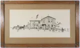 Norman Rockwell, The Blacksmith Shop, Lithograph