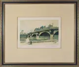 The Bridge by Norman Rockwell, Lithograph, offered Jul 2024