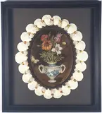 Mellie Cooper, Floral Still Life, Acrylic Painting on Hand Made
