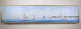 Kerry Hallam, Racing Round Brant Point, Nantucket, Oil on Canvas