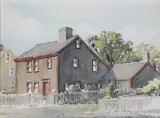 Nantucket Homestead by Doris and Richard Beer, Watercolor on Paper, offered Jul 2024