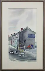 C. Robert Perrin, Marine Hardware Boat Supplies Head of Wharf, Watercolor on Paper