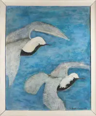 Birds in Flights by Anita Coffin Dammin, Oil on Canvas, offered Jul 2024