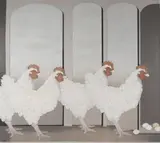 Virginia Greenleaf, The Committee, Acrylic on Canvas