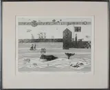 John F. Lochtefeld, The Breakwater, Etching