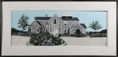 John Austin, Horchow House, Tempera on Board