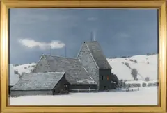 Donald Jurney, Winter in the Brionnais, 1999, Oil on Canvas