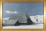 Donald Jurney, Winter in the Brionnais, 1999, Oil on Canvas