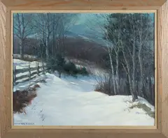 Locke’s Road, Moonlit by Anton Otto Fischer, Oil on Canvas, offered Dec 2024