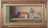 Sidney F. Willis, Snow White and the Seven Dwarfs, Acrylic on Panel