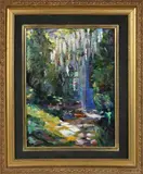 Sherre Wilson Rae, Overgrown Wisteria Doorway, circa 1993, Oil on Board
