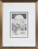 John F. Lochtefeld, Nantucket Sunrise, Etching