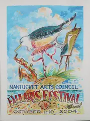 John Devaney, Nantucket Arts Council Fall Arts Festival 2004, 2004, Mixed Media on Paper