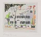 Macy House by Doris and Richard Beer, Watercolor on Paper, offered Apr 2024