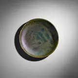 Clement Massier, 'Serpents' Charger, earthenware with iridescent glaze, painted mark 'Clement Massier Golfe Juan a
