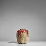Raoul Lachenal, Vase, glazed stoneware, incised 'R- LACHENAL'