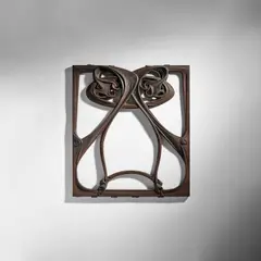Hector Guimard, Window Grill, for Fonderies de Saint Dizier, cast iron