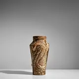 Arthur Craco, Vase, glazed stoneware, incised artist's signature 'ART Craco'