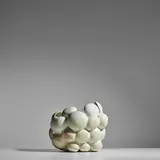 Beate Kuhn, (Untitled) Vessel, glazed stoneware and porcelain, incised artist's mark 'K'
