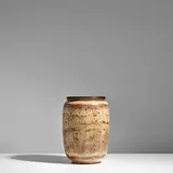Émile Decoeur, Vase, glazed stoneware, incised mark 'Decoeur'