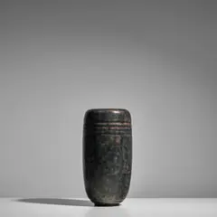 Émile Decoeur, Vase, glazed stoneware, incised monogram 'ED'