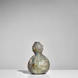 Nagaoka Masami, 'Hanaire', stoneware with a natural ash glaze, wood storage box with ink mark 'Hanaire Shizenji sanchū Nagaoka Masami'