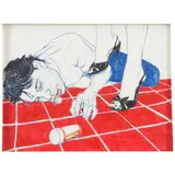 Hope Gangloff, Reluctant Living, 2004, pen and colored ink on paper