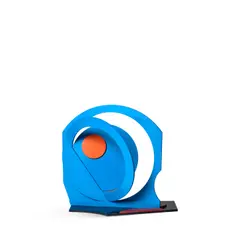 Pedro de Oraá, Círculos concretos, 2015, acrylic and Japan color on coated stainless steel
