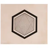 Ernesto Briel, Proyecto OP ART #2, circa 1980, India ink and graphite on card