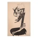 Mariano Rodríguez, Untitled, 1955, pen and ink and brush and ink wash on paper