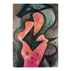 Leandro Soto Ortiz, La Fiesta, 1997, acrylic on canvas