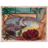 Flavio Garciandía, Untitled, circa 1986, pastel on paper