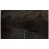 Gustavo Acosta, Untitled, 1989, acrylic on canvas, in two parts