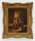 Charles Christian Nahl, Tavern Scene, oil on canvas