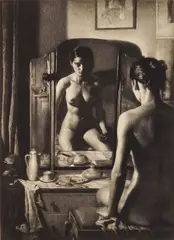 Gerald Brockhurst, Adolescence (Kathleen Nancy Woodward), etching, 1932