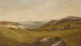 Coastal Scene by Frank Knox Morton Rehn, oil on canvas, 1882, sold Oct 2024