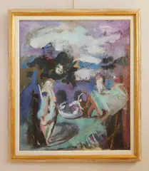 Arthur Beecher Carles, Dancers, oil on canvas, ca. 1927