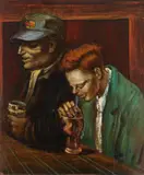 Albert Pels, Two Men Drinking