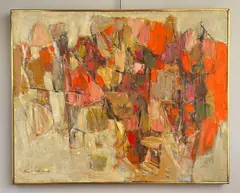 Ray Prohaska, Cliffs at Caswell"s, oil on canvas