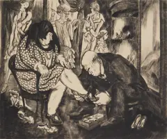 Peggy Bacon, Vanity, drypoint, 1929