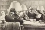 Mabel Dwight, Silence, lithograph, 1939