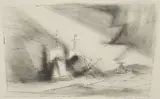 Lyonel Feininger, Off the Coast, lithograph, 1951