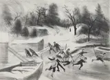 Harry Gottlieb, Skating On Rondout Creek