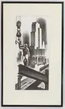 Louis Lozowick, Above the City, lithograph, 1932, estate