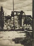 Samuel L. Margolies, Harlem Afternoon, drypoint, ca. 1935-43